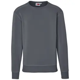 Mens Quinn Crew Neck Sweater Grey Front